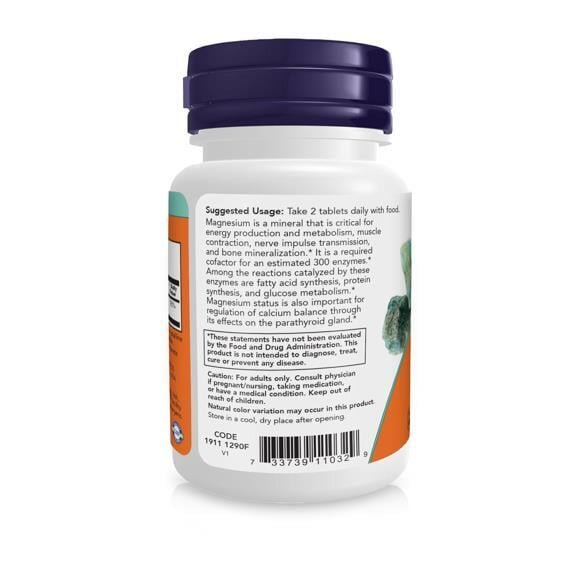 Магній цитрат NOW Magnesium Citrate 200 мг таблетки №30