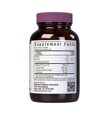 Олія Примули Вечірньої 1300 мг Bluebonnet Nutrition капсули №30