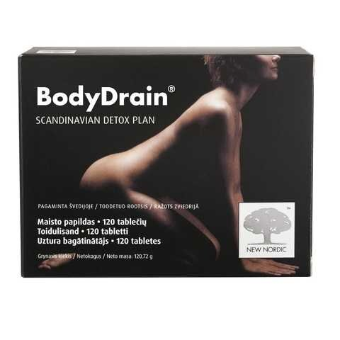 Вітаміни для очищення організму New Nordic BodyDrain таблетки №120