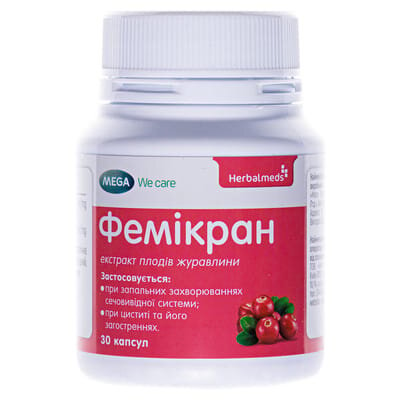 Фемікран капсули №30 у бан.
