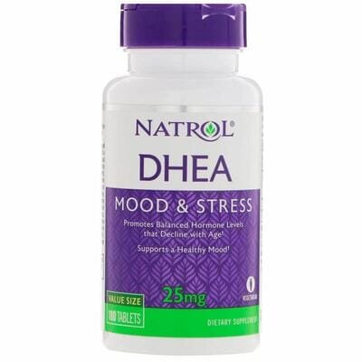 Дегідроепіандростерон Natrol DHEA 25 мг таблетки №180
