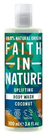 Гель для душу Faith In Nature натуральний з кокосом, 100 мл