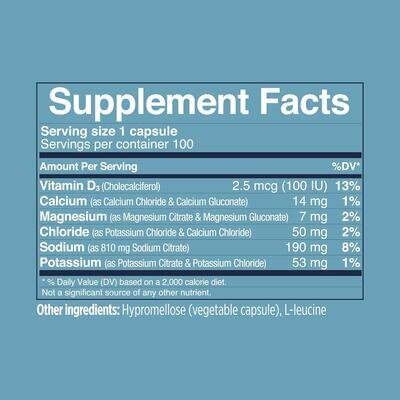 Сольові капсули Salt Stick Caps Race Ready Buffered Electrolyte Salts, 100 капсул