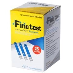 Тест-смужки Finetest Auto-coding Premium для глюкометра, 25 штук