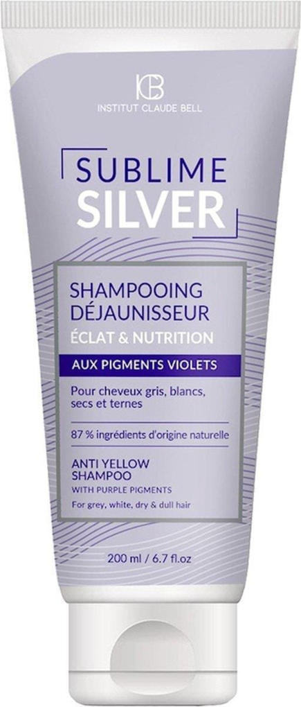 Шампунь для волосся Institut Claude Bell Sublime Silver Shampoo для нейтралізації жовтизни, 200 мл
