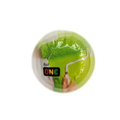 Презерватив ONE Color Sensations Roll салатовий, 1 штука
