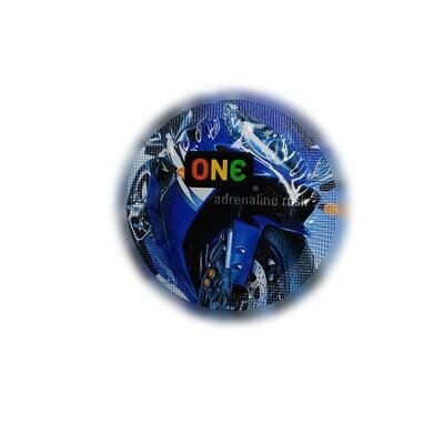 Презерватив ONE Color Sensations Adrenaline rush синій, 1 штука