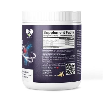 Хондропротектор En'vie Lab 3 Active Component для суглобів, зі смаком банану, порошок, 60 порцій