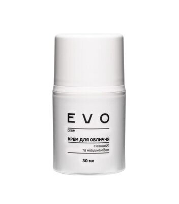 Крем для обличчя EVO derm з авокадо та ніацинамідом, 30 мл
