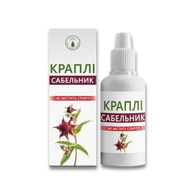 Сабельник краплі по 30 мл у флак.