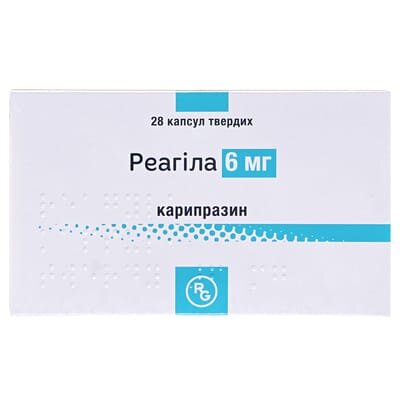 Реагіла капсули тв. по 6 мг №28 (7х4)