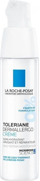Крем-догляд для обличчя та шкіри навколо очей La Roche-Posay Toleriane Dermallergo заспокійливий зволожуючий для гіперчутливої шкіри, 40 мл