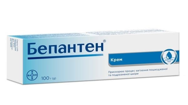 Бепантен крем 5 % по 100 г у тубах
