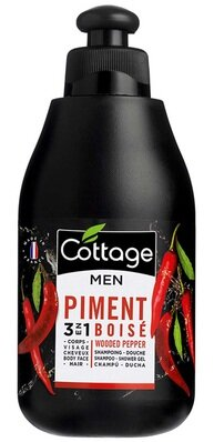 Шампунь-гель для душу Cottage Men Shampoo-Shower Gel 3 в 1 Лісовий перець, 250 мл