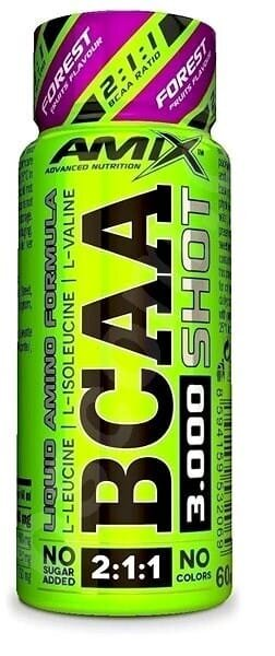 Амінокислоти Amix Nutrition BCAA Shot forest fruits, 60 мл 1/20