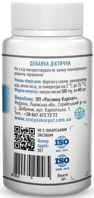 Кальцимін Рослина Карпат капсули по 500 мг №60