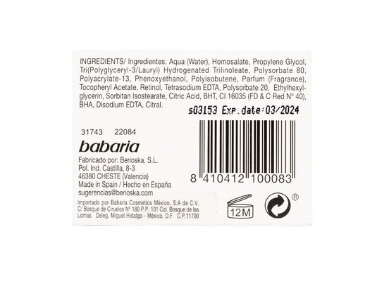 Сироватка для обличчя Babaria Retinol з ретинолом, 30 мл