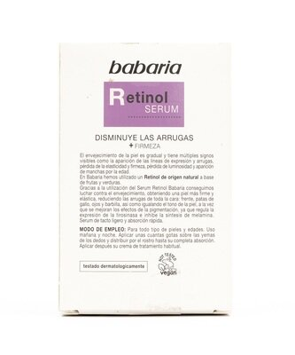 Сироватка для обличчя Babaria Retinol з ретинолом, 30 мл