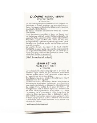 Сироватка для обличчя Babaria Retinol з ретинолом, 30 мл