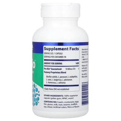 Пробіотики Про-Біо Enzymedica Pro-Bio, 90 капсул