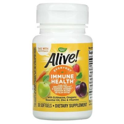 Мультивітаміни Nature's Way Alive! Everyday Immune Health, 30 капсул