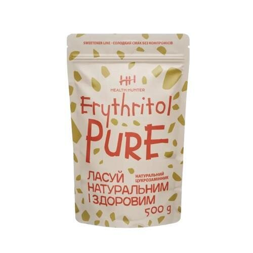Цукрозамінник Health Hunter Erythritol Pure натуральний, 500 г