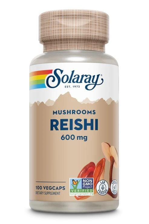 Гриб Рейші Solaray Reishi Mushroom, 100 веганських капсул
