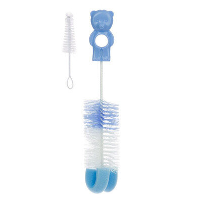 Щiтка Canpol babies для миття пляшок і сосок з губкою, 2/410