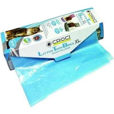 Пакети Croci для котячого туалету з ручками 14,5х23,5х23,5 см, 10 штук