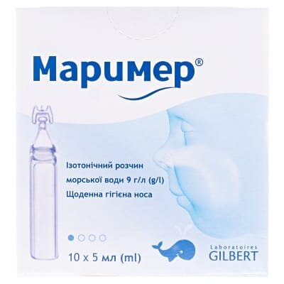 Маример розчин наз. ізотон. по 5 мл №10 у флак.-крап.