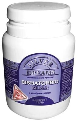 Бішофіт гель Bishotanbio Silver з колоїдним сріблом по 85 г у бан.