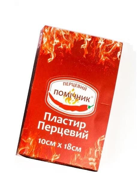 Пластир перцевий Калина Перцевий Помічник, 10 см x 18 см, 1 штука