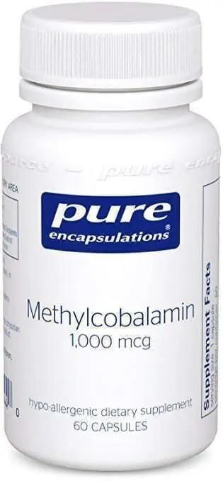 Вітамін В12 (метилкобаламін) Pure Encapsulations Methylcobalamin 1000 мкг, 60 капсул