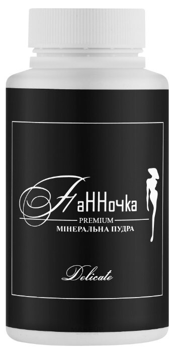 Пудра мінеральна Панночка Premium Delicate, 160 г