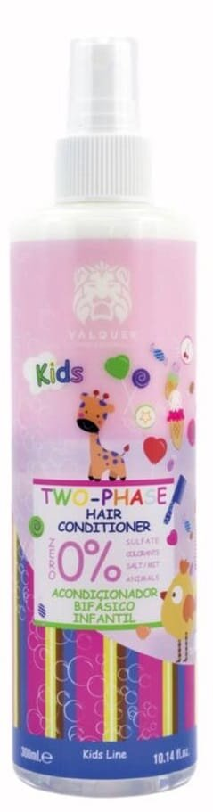 Спрей-кондиціонер Valquer Kids для волосся двофазний дитячий м'яка формула, 300 мл