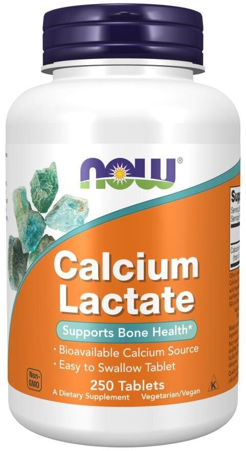 Кальцію Лактат NOW Calcium Lactate таблетки №250