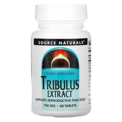 Трибулус екстракт Source Naturals Tribulus Extract, 750 мг, 60 таблеток