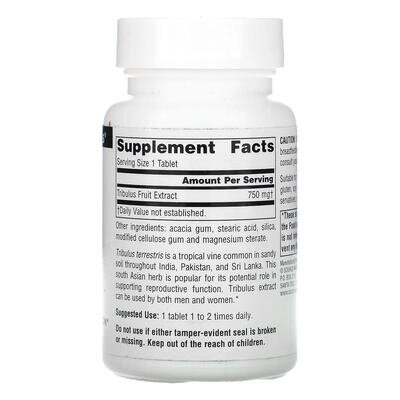 Трибулус екстракт Source Naturals Tribulus Extract, 750 мг, 60 таблеток