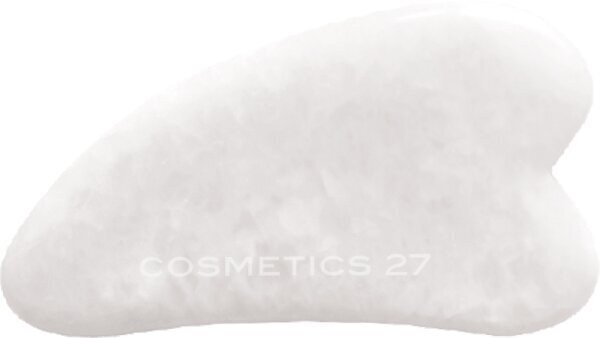 Гуаша для масажу Cosmetics 27 Gua Sha з білого нефриту, 1 шт