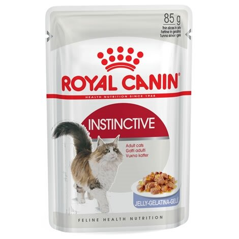 Корм вологий для котів від 1 року Royal Canin Instinctive Jelly, 85 г