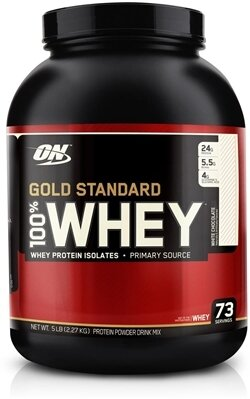 Протеїн Optimum Nutrition Gold Standard 100% Whey, білий шоколад, 2,27 кг