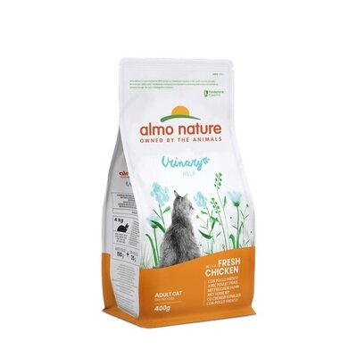 Корм сухий Almo Nature Holistic Cat для профілактики сечокам'яної хвороби у котів з куркою, 400 г