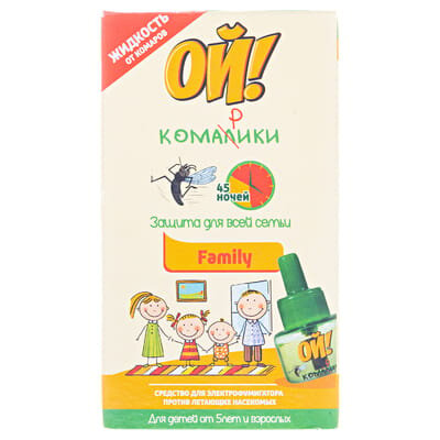 Рідина від комарів Ой! Комарики Family, 30 мл