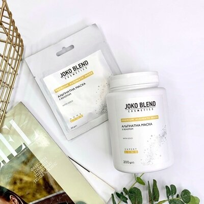 Маска для обличчя Joko Blend альгінатна з золотом, 20 г