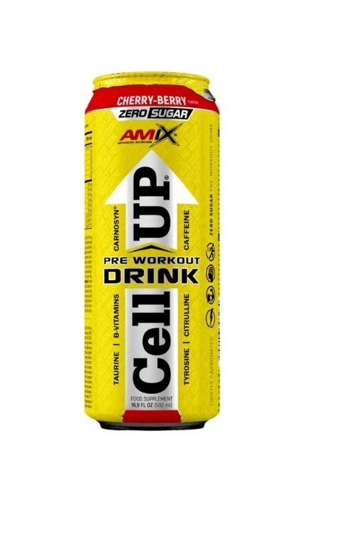 Передтренувальний комплекс Amix Nutrition CellUP Pre Workout Drink вишня-ягоди, 500 мл