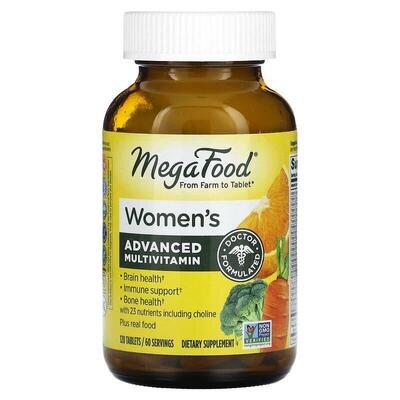 Мультивітаміни для жінок MegaFood Multi for Women, 120 таблеток