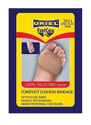 Пов'язка еластична Uriel Forefoot Cushion Bandage з силіконовою підкладкою