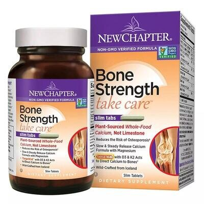 Комплекс для зміцнення кісток New Chapter Bone Strength Take Care, 30 таблеток