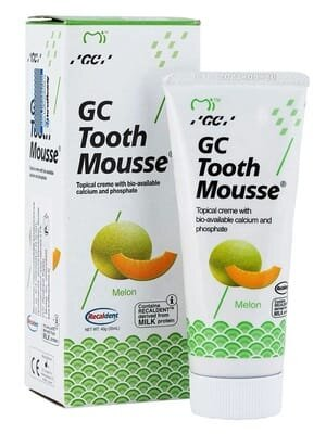 Крем для зубів GC Tooth Mousse для відновлення емалі Диня, 35 мл