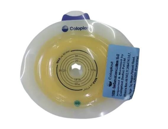 Пластина Coloplast SenSura Click Xpro Convex light 11035 стомічна для двокомпонентного калоприймача, фланець 60 мм, отвір 15-43 мм, 5 штук